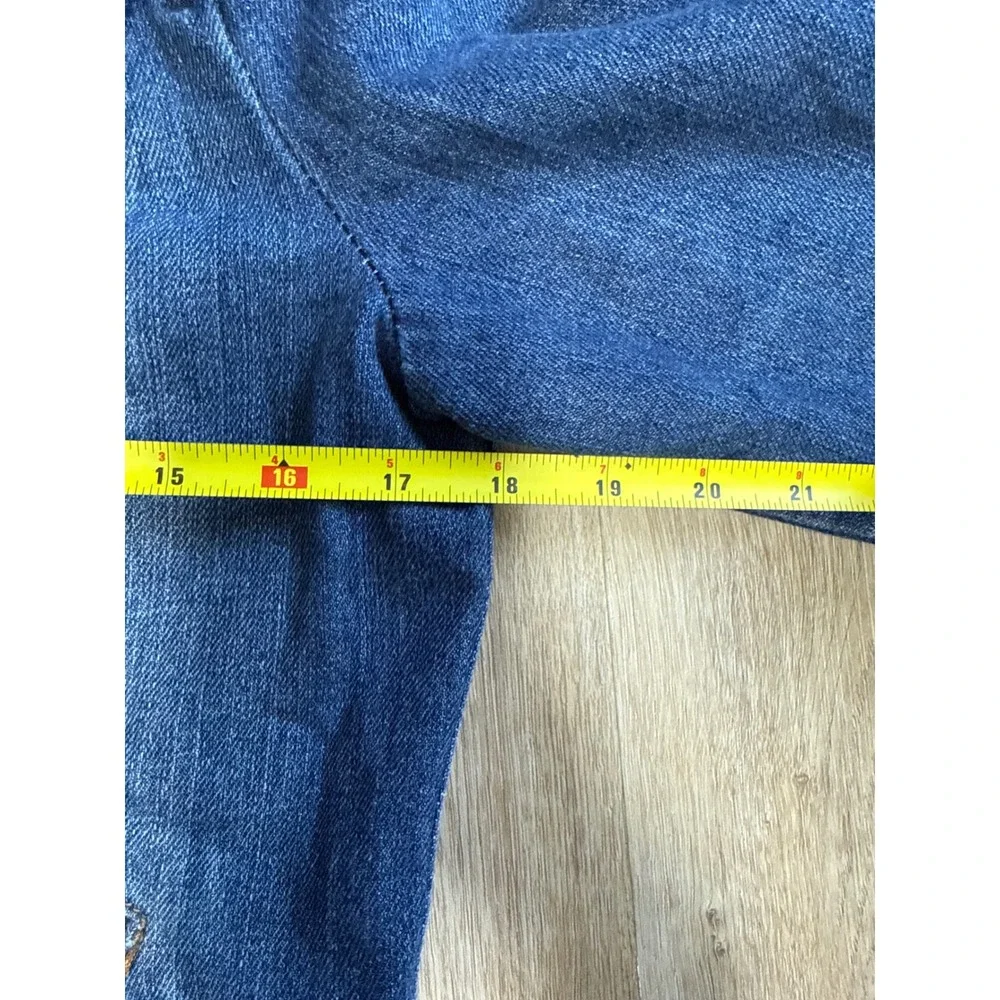 Thread & Supply Blue Denim Jacket Womens Large
